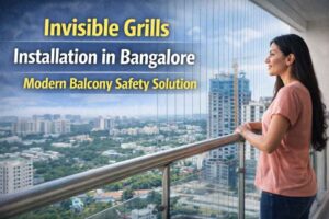 invisible grills installation in Bangalore