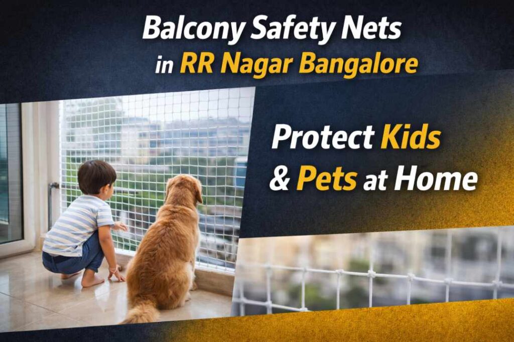 balcony safety nets in RR Nagar Bangalore